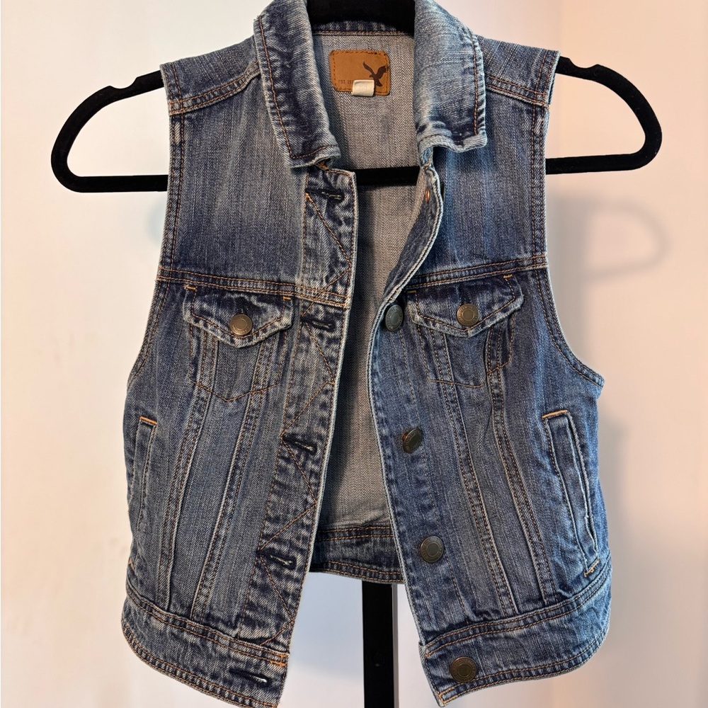 Classic Blue Denim Vest
